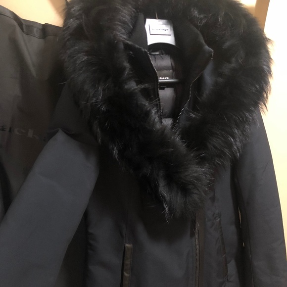 mackage kay coat black